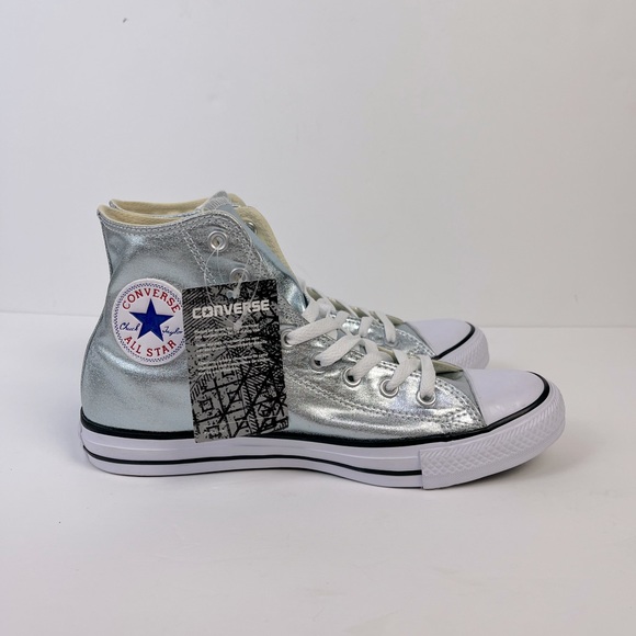 Converse All Star Glacier High Tops Men’s 8.5 Women’s 10.5 Ice Blue - Picture 12 of 16